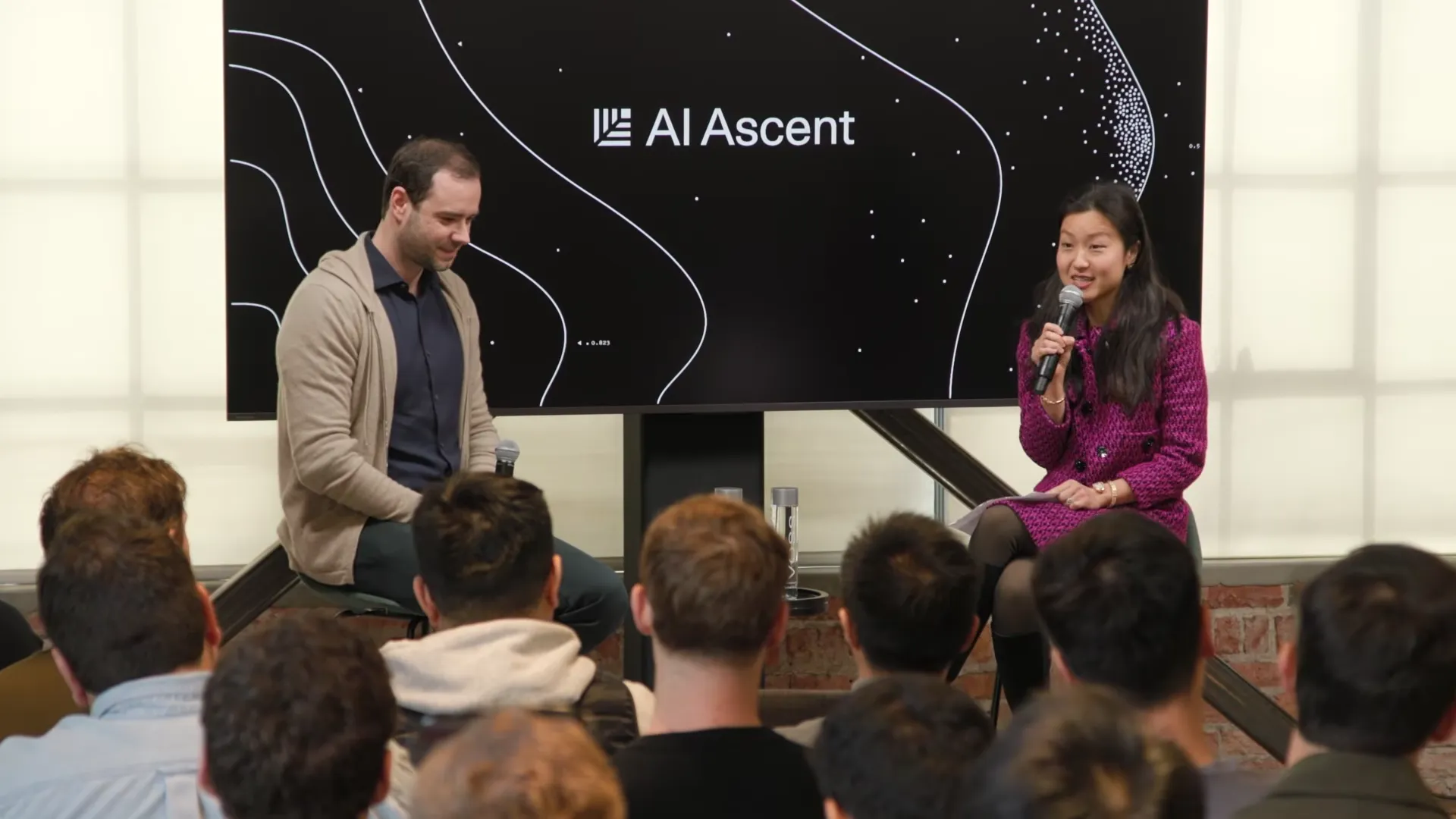 Karpathy giving founder advice at AI Ascent 2026 — verifiable domains the labs have not yet RL-trained