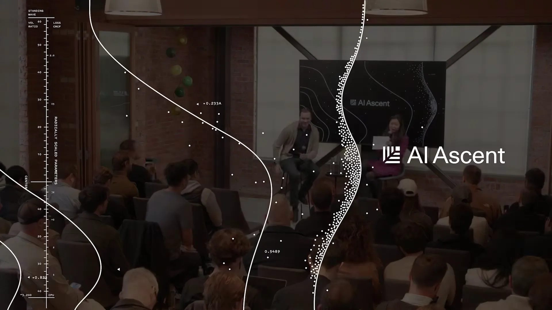 Sequoia AI Ascent 2026 stage opening with Andrej Karpathy and Stephanie Zhan before the agentic engineering conversation