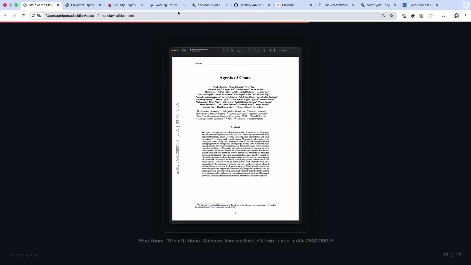 Misinformation and media fear-mongering coverage of OpenClaw